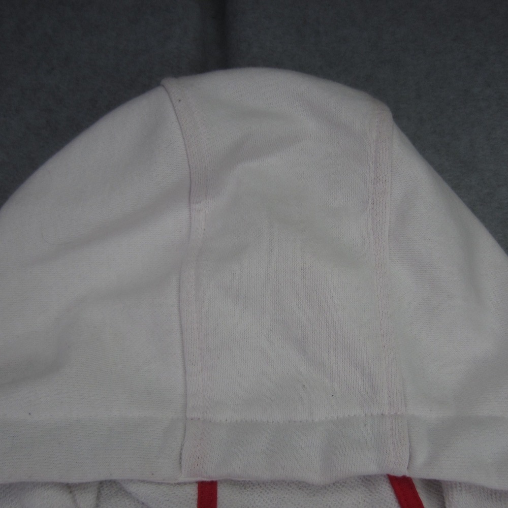 USA FIFA World Cup Qatar 2022 Jacket Mens Medium White Red Blue Full Zip Hoodie - Picture 14 of 16